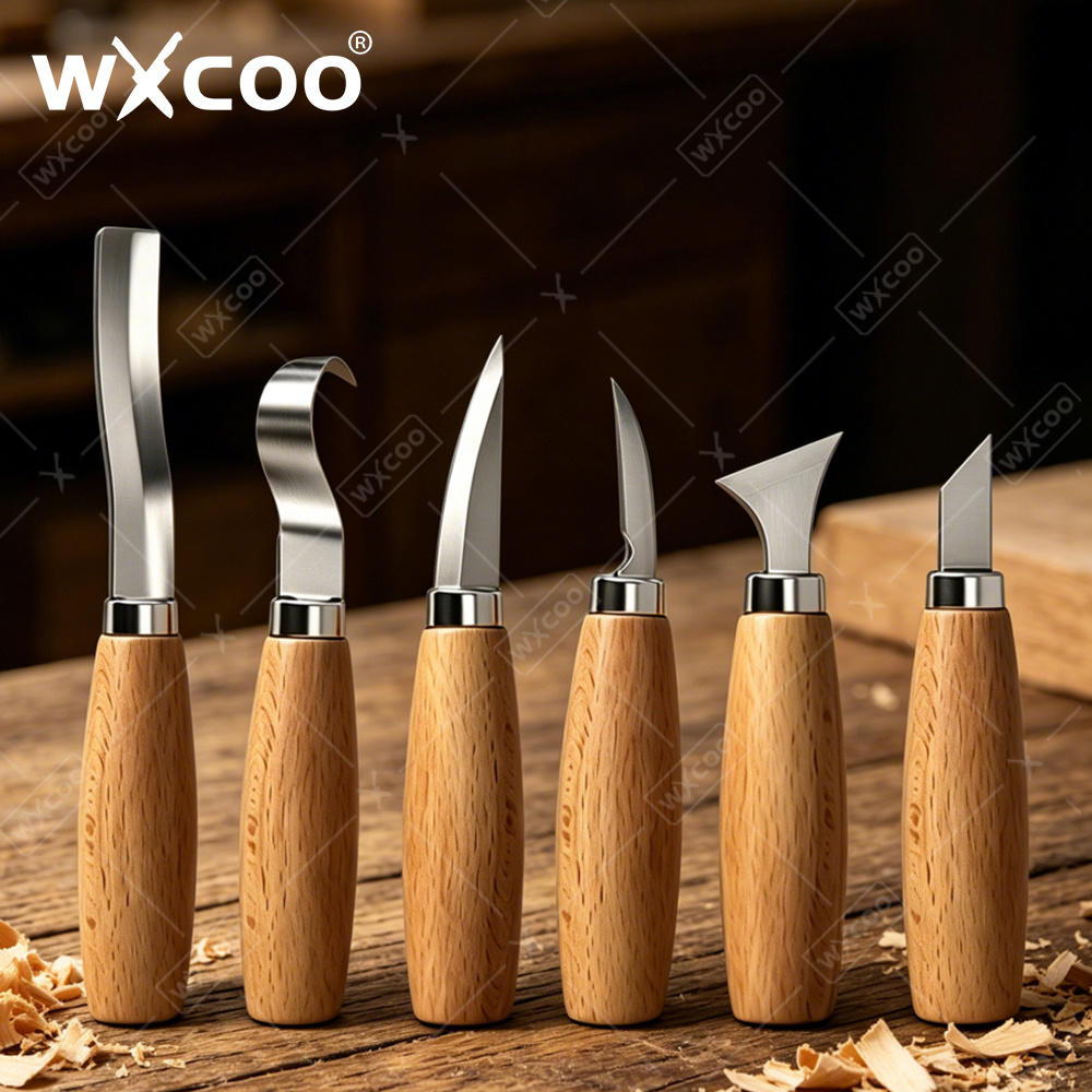 Woodworking Basics - WXCOO Ergonomic Wood Carving Hook Chisel