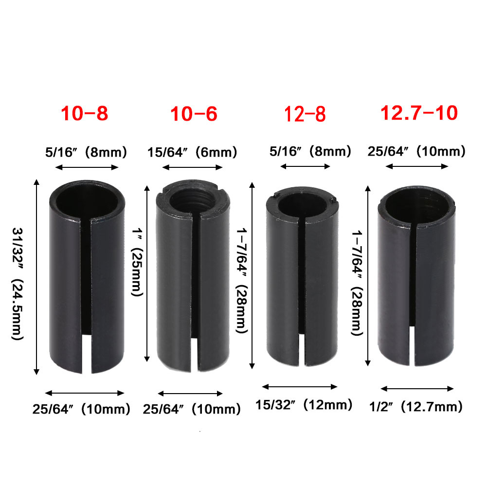 JGZUI Shank Reducer Collet Sle - Woodworking Router Templates recension och pris