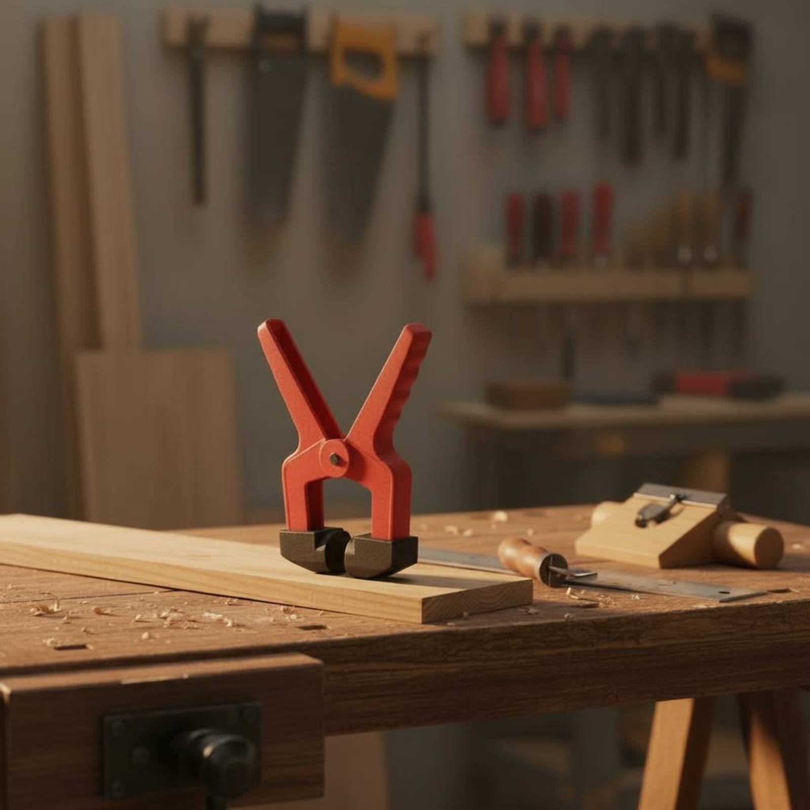 Triangular Clamp Clamp Red Col - Woodworking Workshop recension och pris