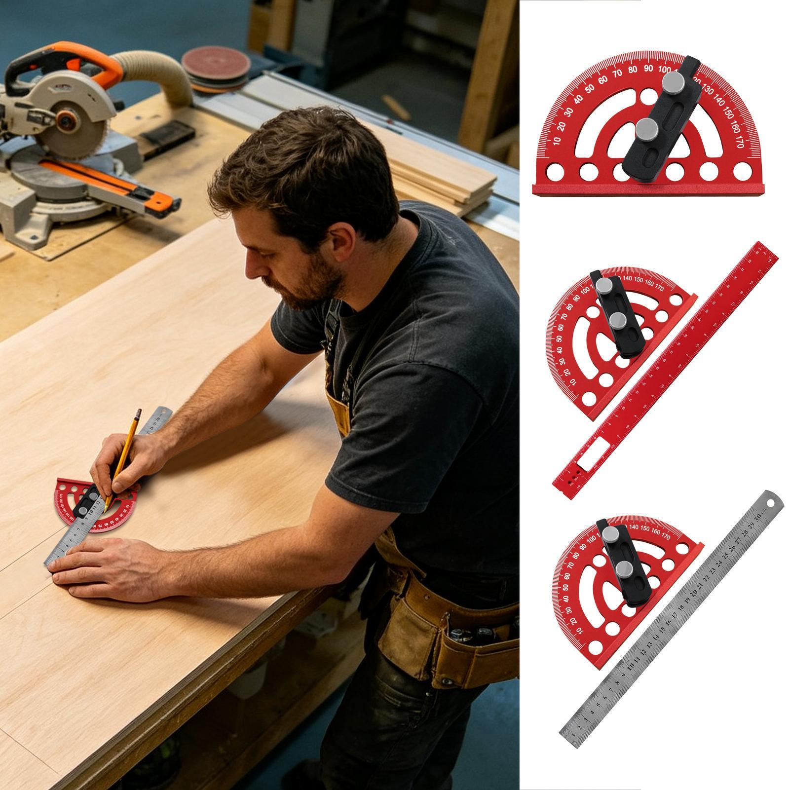 Angle Ruler Precision 0-180 De - Woodworking For Engineers recension och pris
