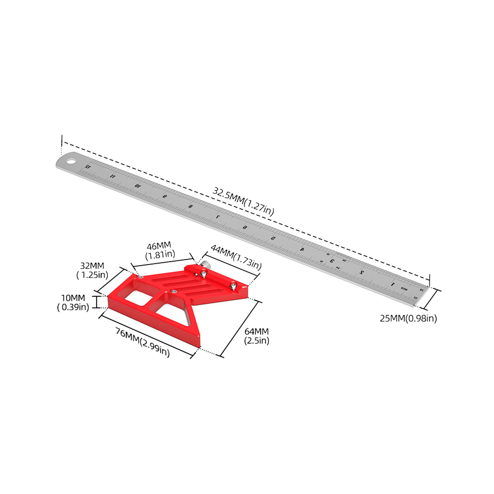 45 90 Degree Miter Triangle Ru - Woodworking For Engineers recension och pris