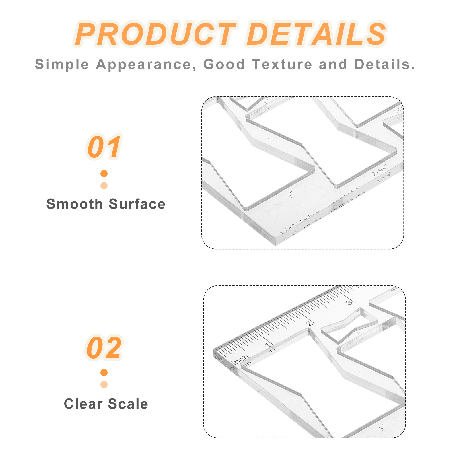 5Mm Acrylic Bowtie Router Temp - Woodworking Router Templates recension och pris