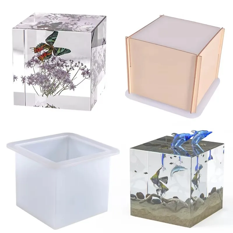New Design 3D Rectangle Cuboid - Woodworking Resin recension och pris