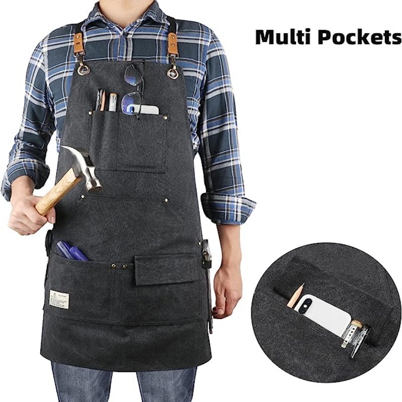 Thick Canvas Waterproof Apron  - Woodworking Artisans recension och pris