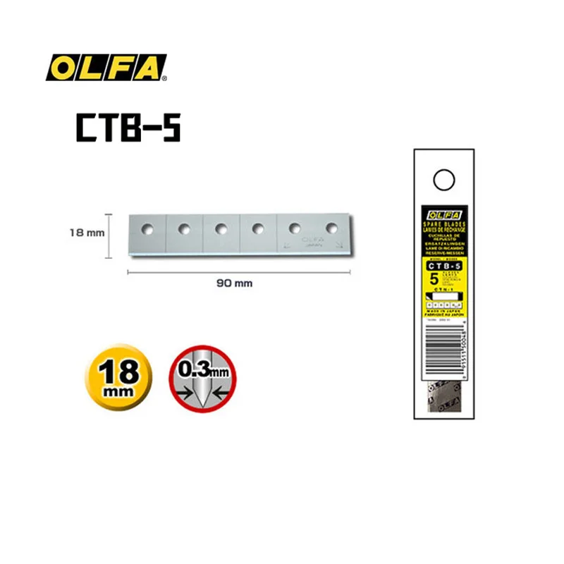 OLFA CTB-5 5pcs Carton Cutter  - Woodworking In Japan recension och pris