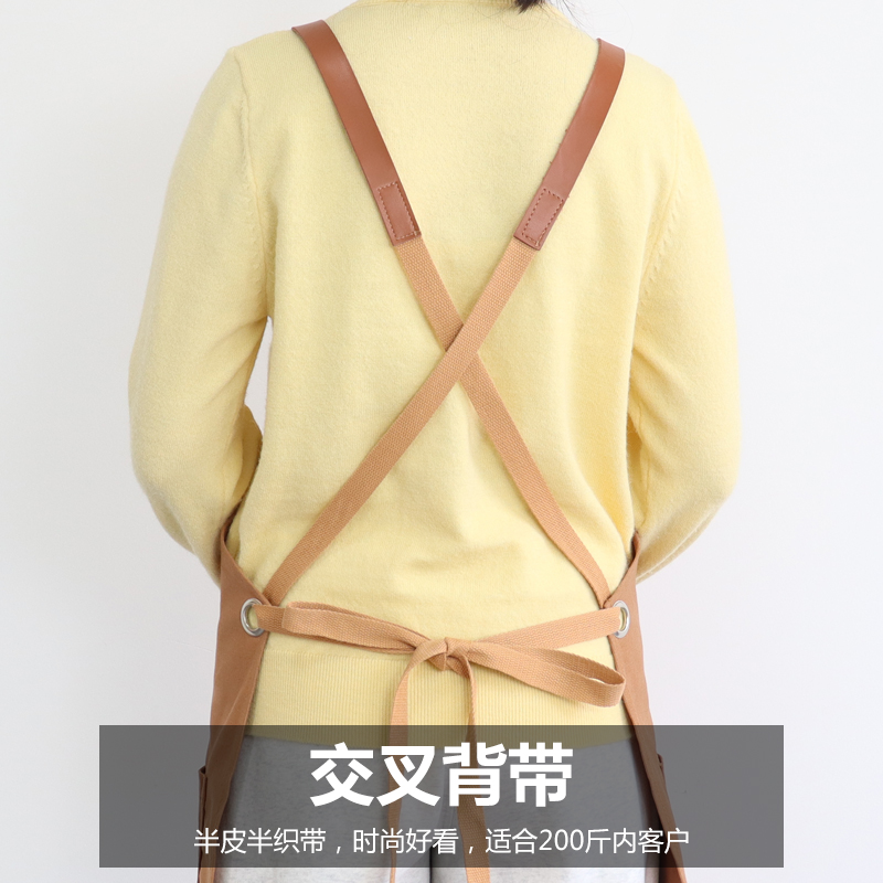 Durable Thickened Canvas Apron - Woodworking Overalls recension och pris