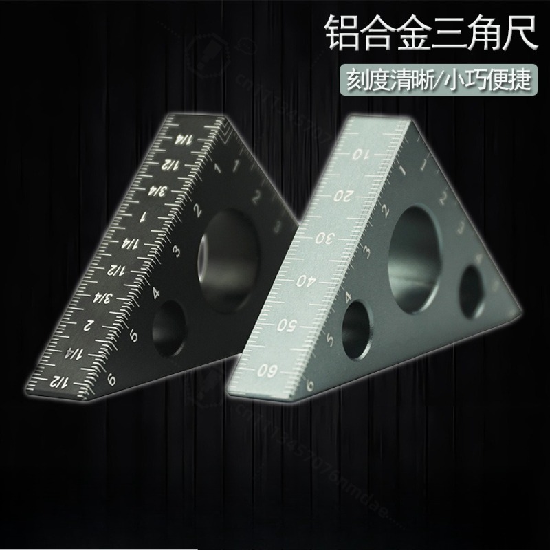 Thick Aluminum Triangle Ruler  - Woodworking Workshop Layout recension och pris