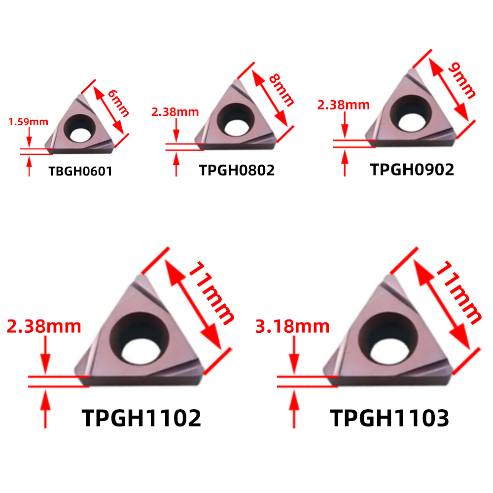 TPGH0602 TPGH0902 TCGT1102 TPG - Parting Tool Lathe recension och pris