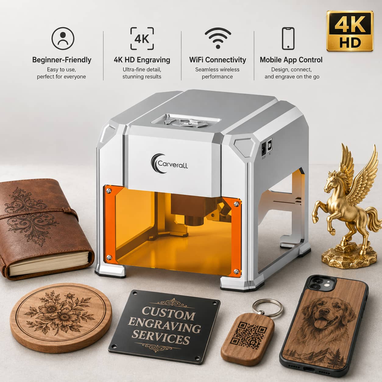 Carverall Laser Engraver Machi - Woodworking Veneer Cutter recension och pris