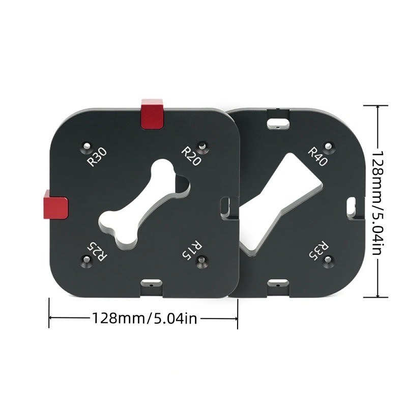 R15/R20/R25/R30/R35/R40/R45/R5 - Woodworking Router Templates recension och pris