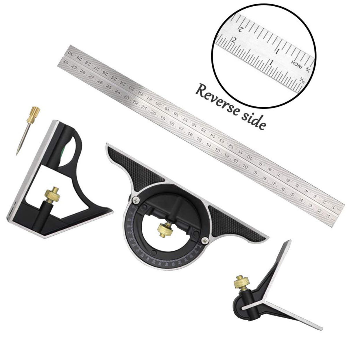 3 In 1 Combination Angle Ruler - Woodworking For Engineers recension och pris
