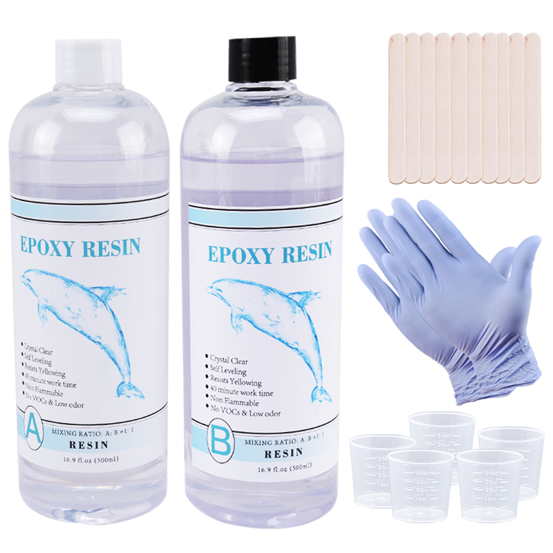 1:1 Clear Epoxy Resin Crystal  - Woodworking Resin recension och pris
