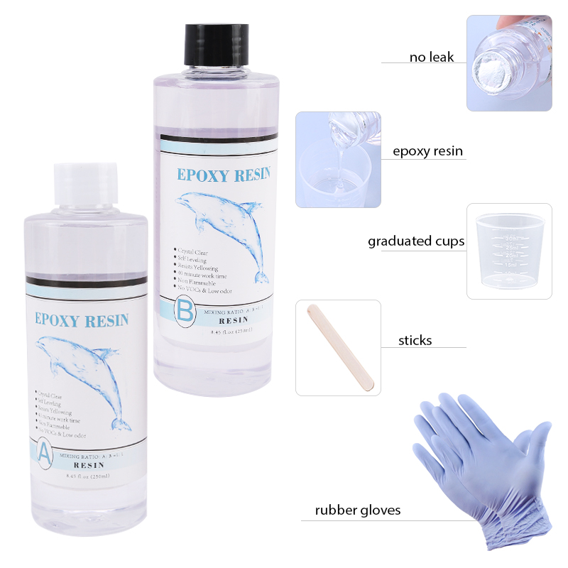 1:1 Clear Epoxy Resin Crystal  - Woodworking Resin recension och pris