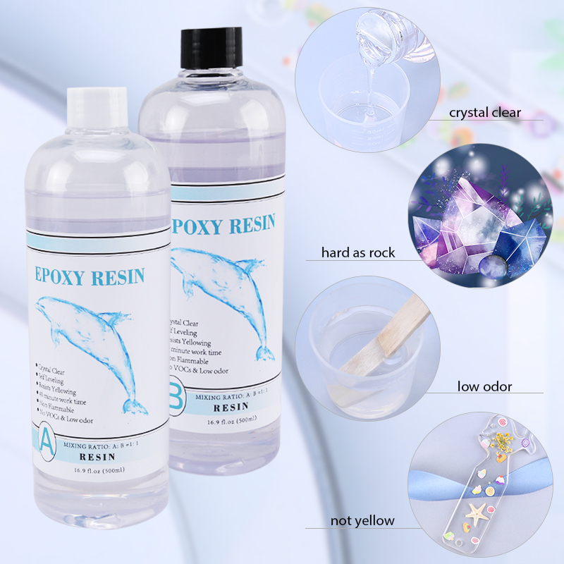 1:1 Clear Epoxy Resin Crystal  - Woodworking Resin recension och pris