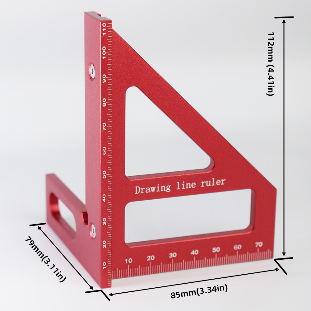 Aluminum Alloy Woodworking Rul - Woodworking For Engineers recension och pris