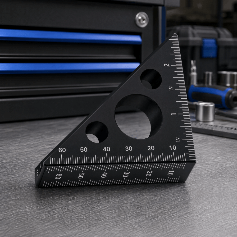 Aluminum Alloy Triangle Ruler  - Woodworking Workshop Layout recension och pris