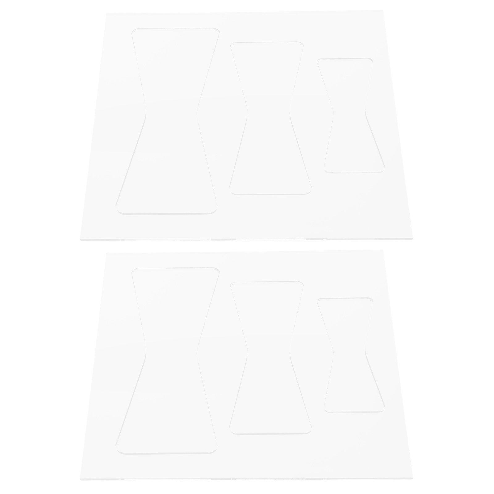 2Pcs Acrylic Woodworking Templ - Woodworking Router Templates recension och pris