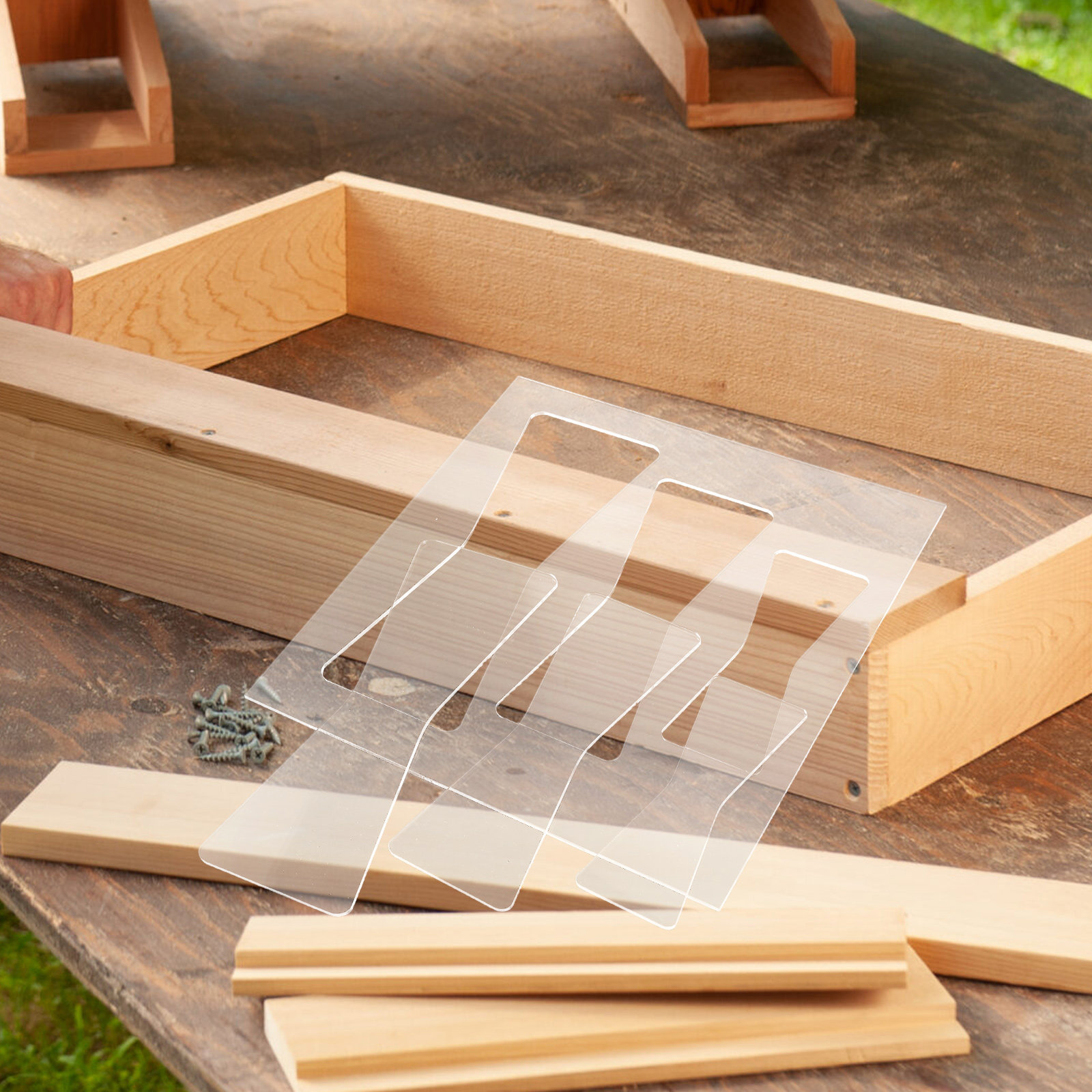 2Pcs Acrylic Woodworking Templ - Woodworking Router Templates recension och pris