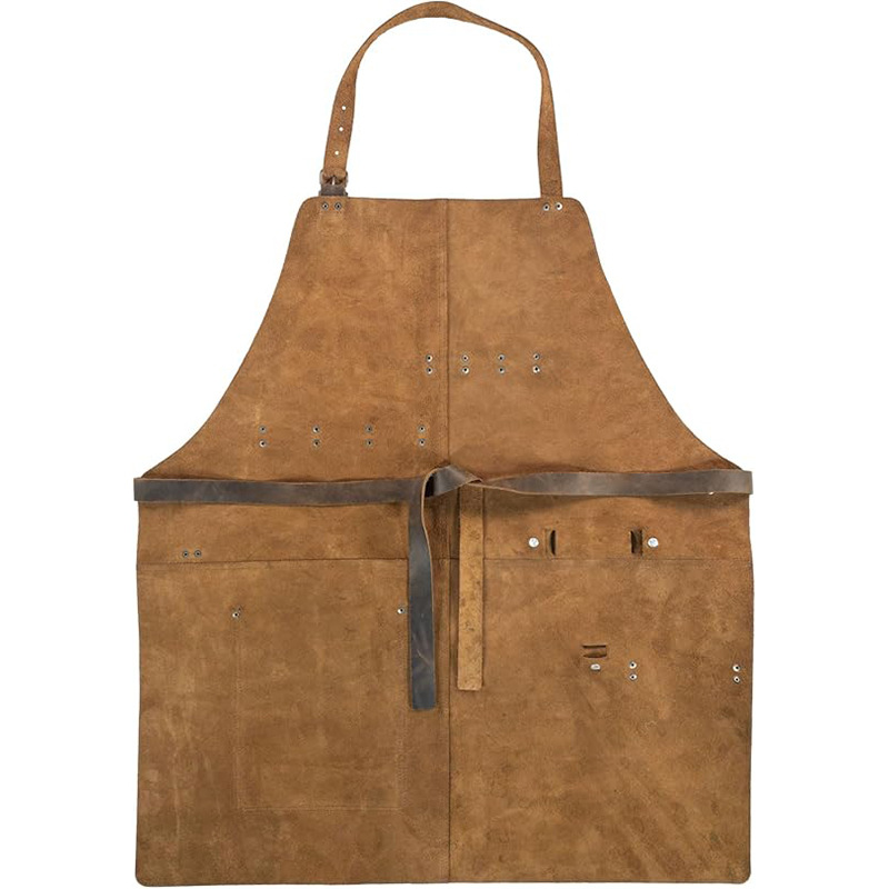 Retro PU Leather Apron, Cross  - Woodworking Artisans recension och pris