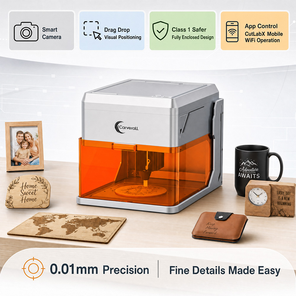 Carverall A1PRO 10W Laser Engr - Woodworking Veneer Cutter recension och pris