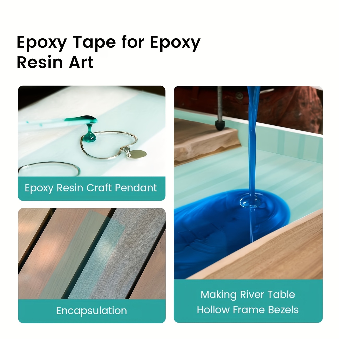 YITAPE Green Epoxy Resin Tape  - Woodworking Resin recension och pris